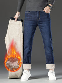 Warme Heren Winterjeans met Fleecevoering - Grayson