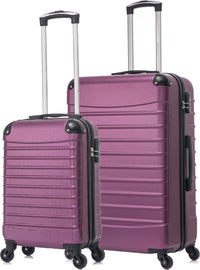 2-Delige Hardshell Kofferset – Bordeaux