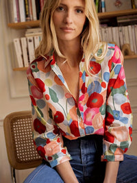 Klassieke Gekraagde Blouse met Lange Mouwen - Sophia