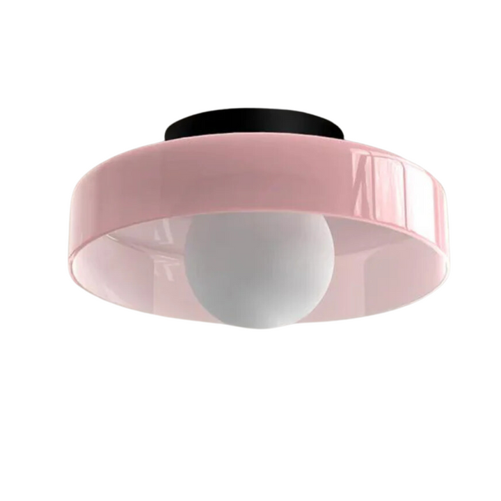 Ronde Plafondlamp met Stijlvolle Functionaliteit - LumiSphere