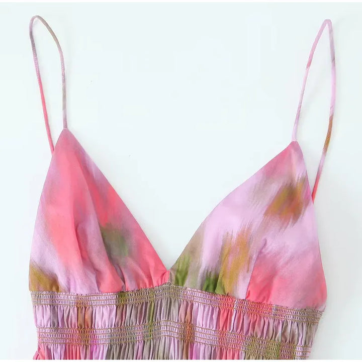 Vardi Dante™ Malou Maxi-Jurk | Vintage & Stijlvol