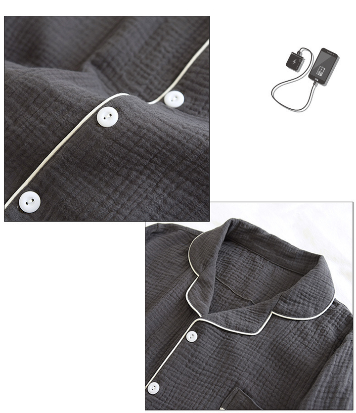 Vardi Dante™ UltraThin Piżama | Duża i przewiewna bawełniana odzież do noszenia w domu