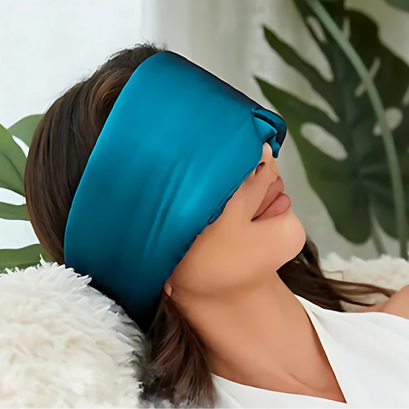 Luxe Slaapmasker van Zuivere Moerbeizijde - LunaPure