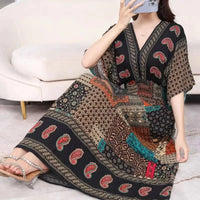 Vardi Dante™ Mia Maxi-Jurk | Retro & Casual
