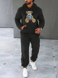 Fuzzy Fleece Tweedelige Outfitset - Logan