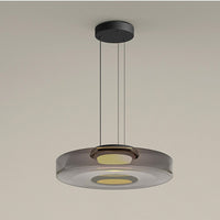 Moderne Glazen Hanglamp in Bauhaus Stijl - AuroraSphere