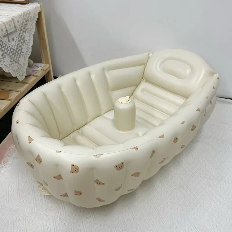 Opblaasbaar Babybadje voor Reizen – BubbleNest