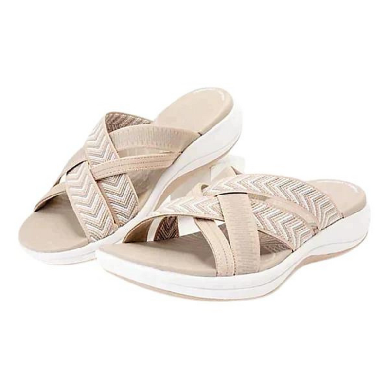 Luchtige Dames Slippers met Schokabsorberend Voetbed – Lina
