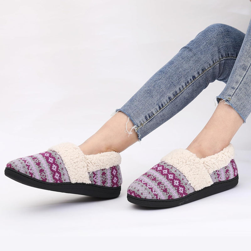 Winterse Gebreide Pantoffels - CozyCloud