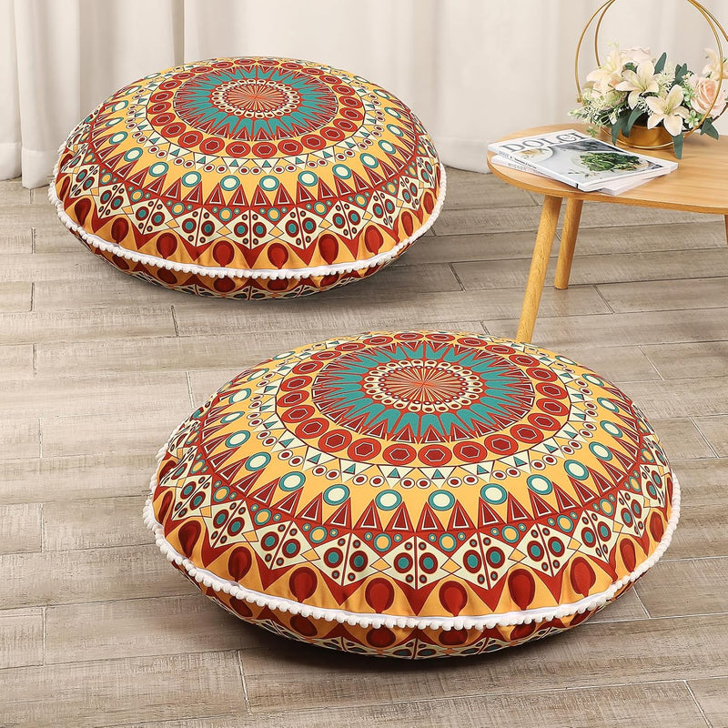 Rond Groot Meditatiekussen met Traagschuim (81 cm)