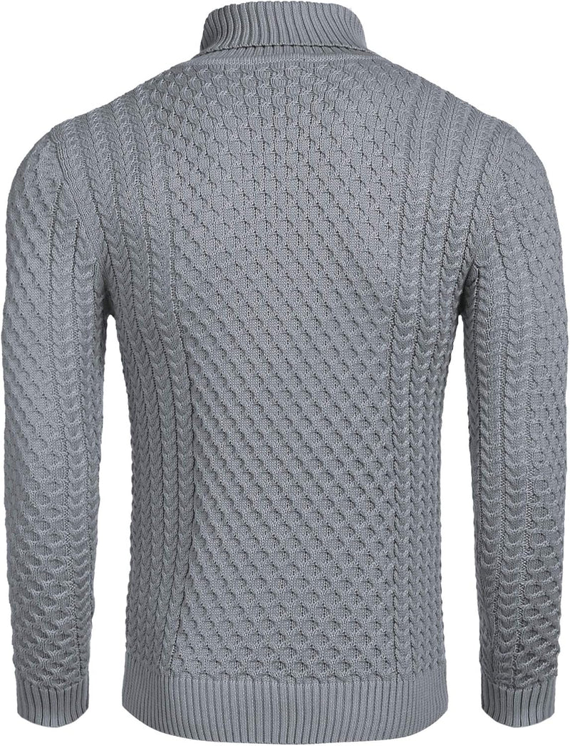 Casual Gebreide Heren Coltrui - Sander