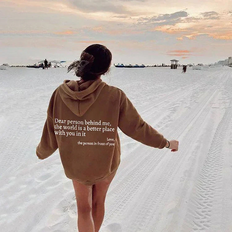 Stijlvolle Hartverwarmende Dames Hoodie - Aurora
