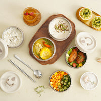 Meerlagige Geïsoleerde Lunchbox met GRATIS Draagtas - ThermoBox