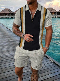 Tweedelige Heren Zomerset met Polo en Shorts – Damon