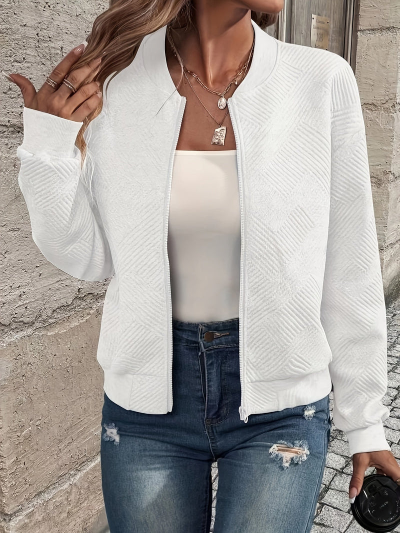 Stijlvolle Dames Zip-Up Jas – Rivka