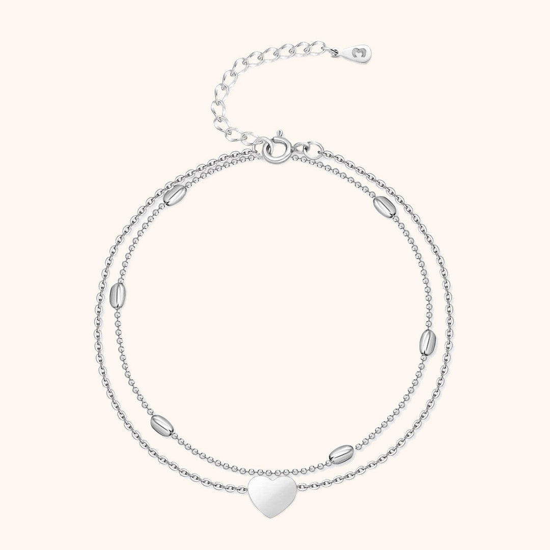 Stijlvolle Hartjes Enkelband - Fiora