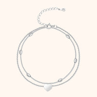 Stijlvolle Hartjes Enkelband - Fiora