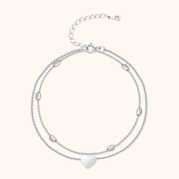 Stijlvolle Hartjes Enkelband - Fiora