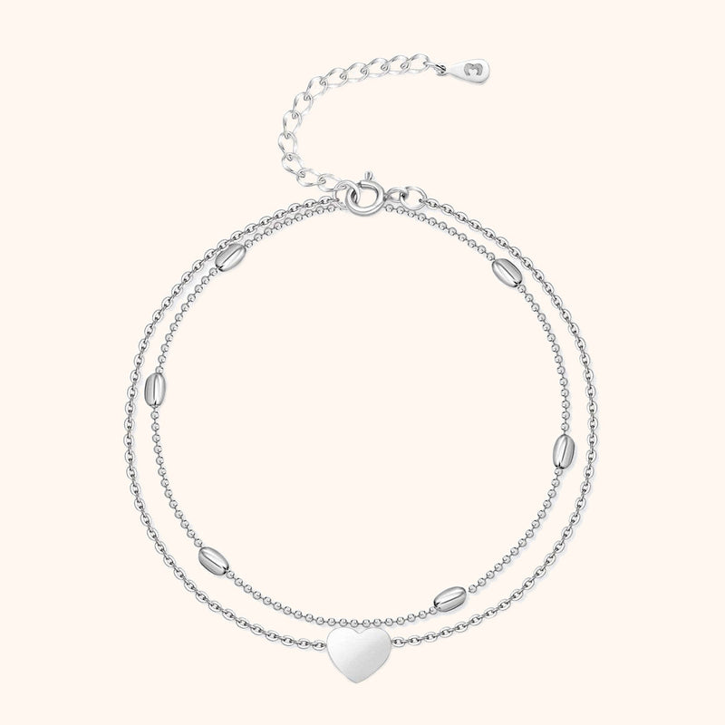 Stijlvolle Hartjes Enkelband - Fiora