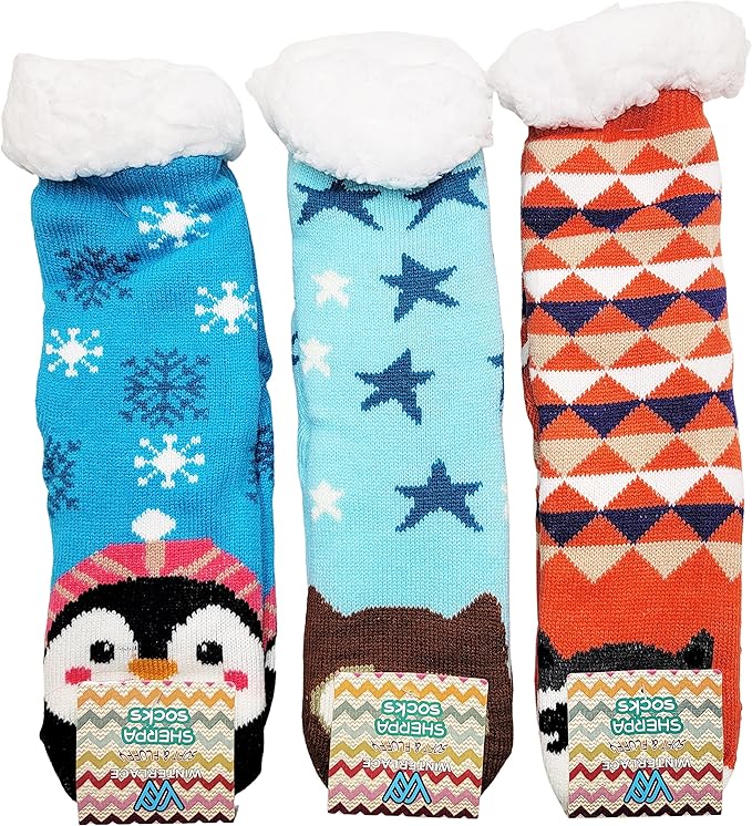 3 Paar Sherpa Slof Sokken - WinterWarm