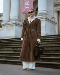 Faux Suede Winterjas voor Dames - Sorina