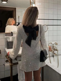 Trendy Glitter Midi-Jurk - Stella