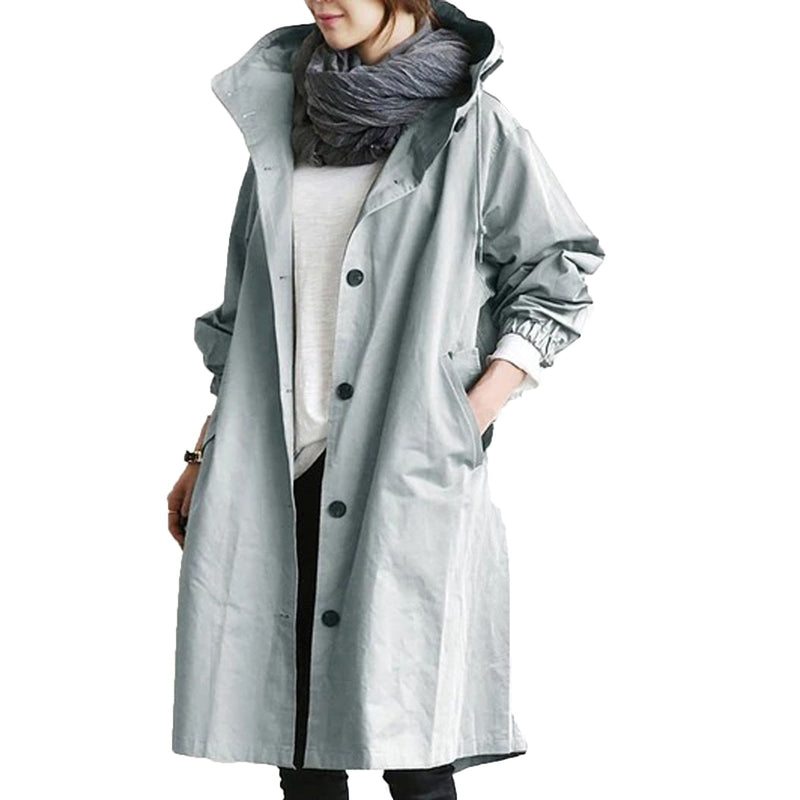Trendy Lange Regenjas voor Dames - Elise