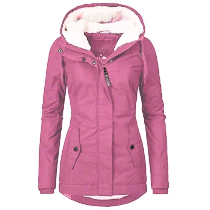 Stijlvolle Lange Dames Winterjas - Lina