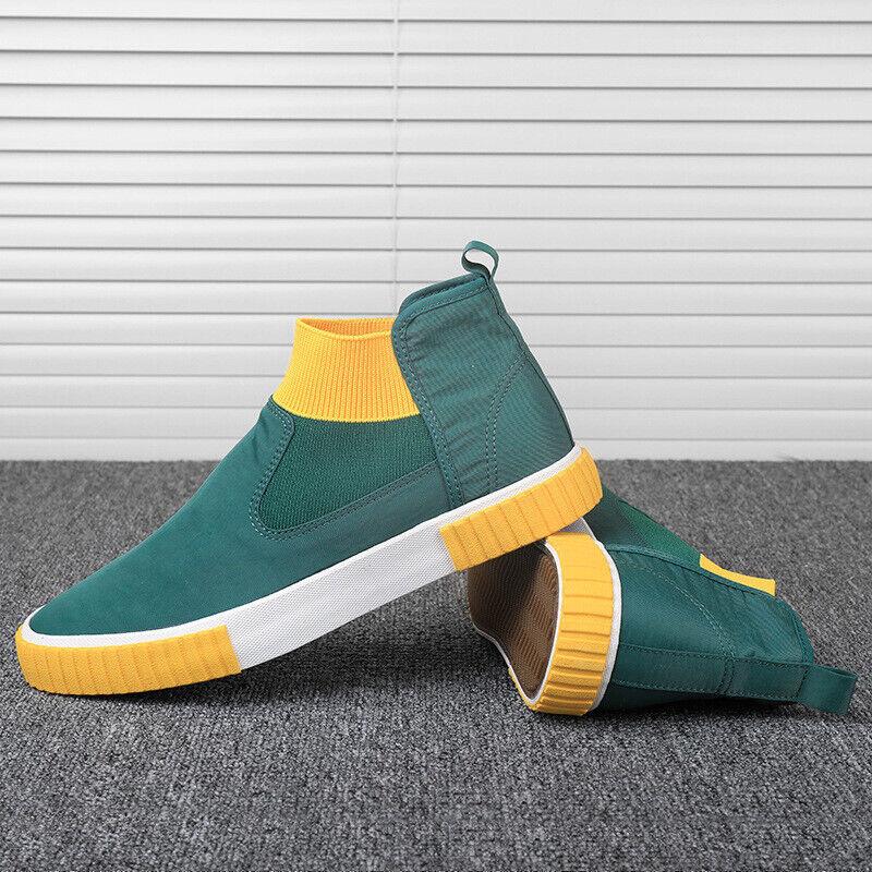 Heren Canvas Sneakers met High Top Design – Lennard
