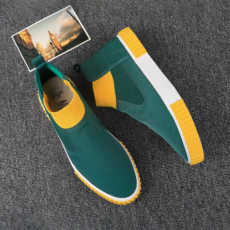 Heren Canvas Sneakers met High Top Design – Lennard