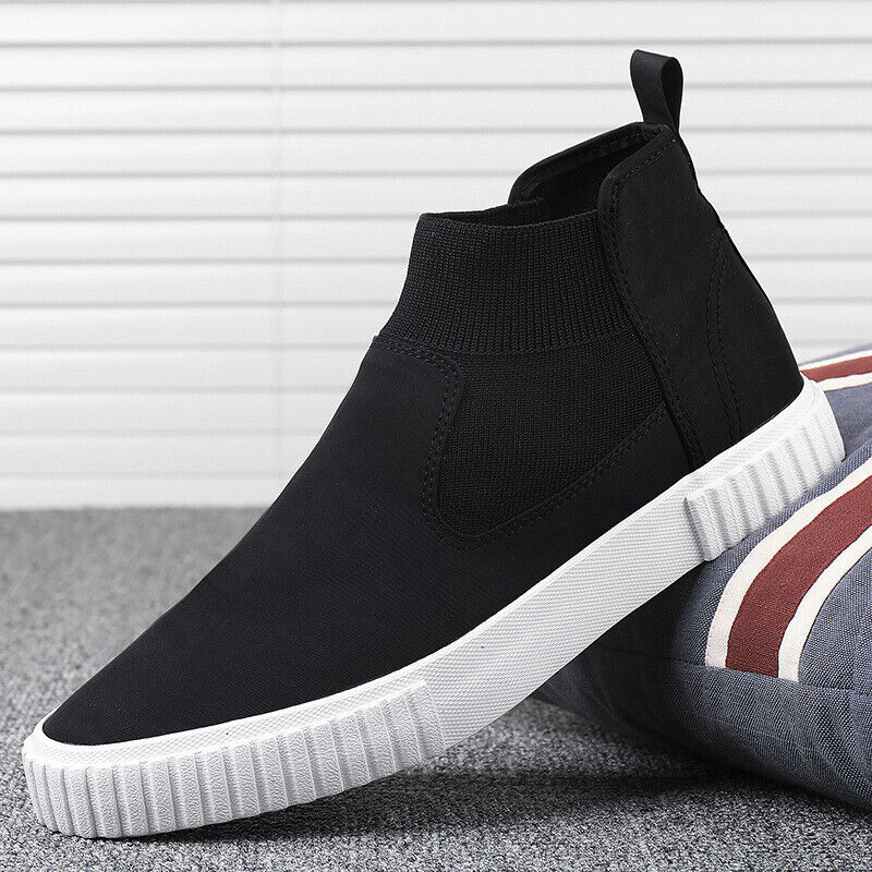 Heren Canvas Sneakers met High Top Design – Lennard