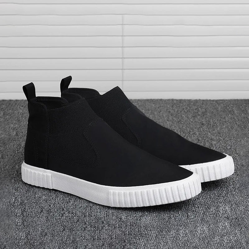 Heren Canvas Sneakers met High Top Design – Lennard