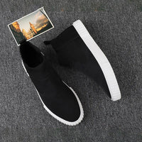 Heren Canvas Sneakers met High Top Design – Lennard