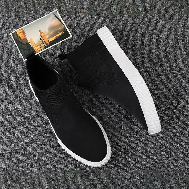 Heren Canvas Sneakers met High Top Design – Lennard