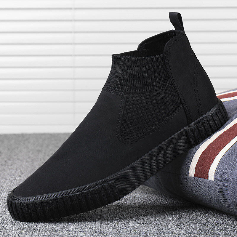 Heren Canvas Sneakers met High Top Design – Lennard