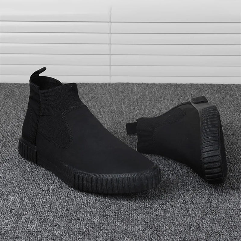 Heren Canvas Sneakers met High Top Design – Lennard