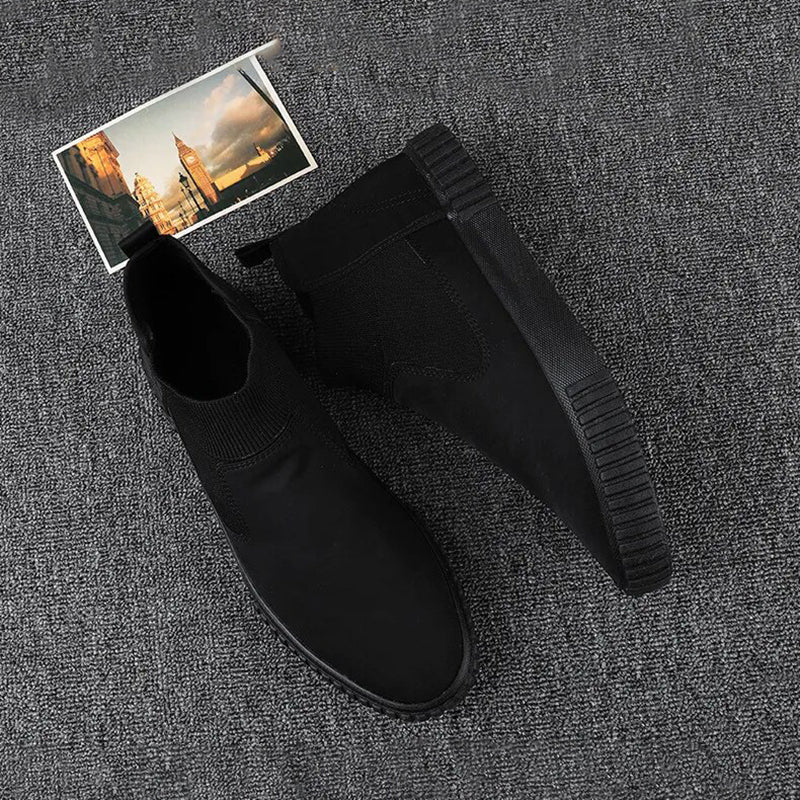 Heren Canvas Sneakers met High Top Design – Lennard