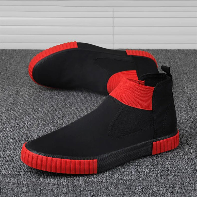 Heren Canvas Sneakers met High Top Design – Lennard