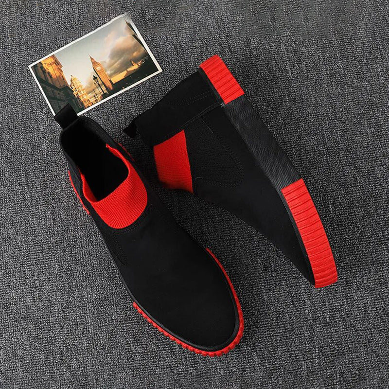 Heren Canvas Sneakers met High Top Design – Lennard
