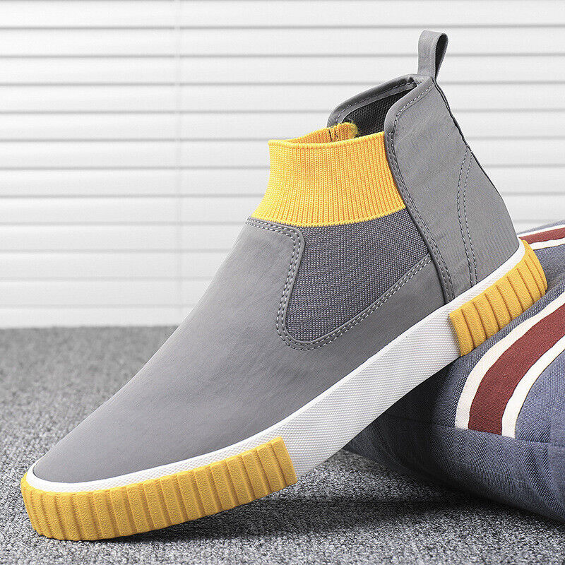 Heren Canvas Sneakers met High Top Design – Lennard