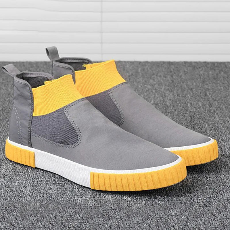 Heren Canvas Sneakers met High Top Design – Lennard