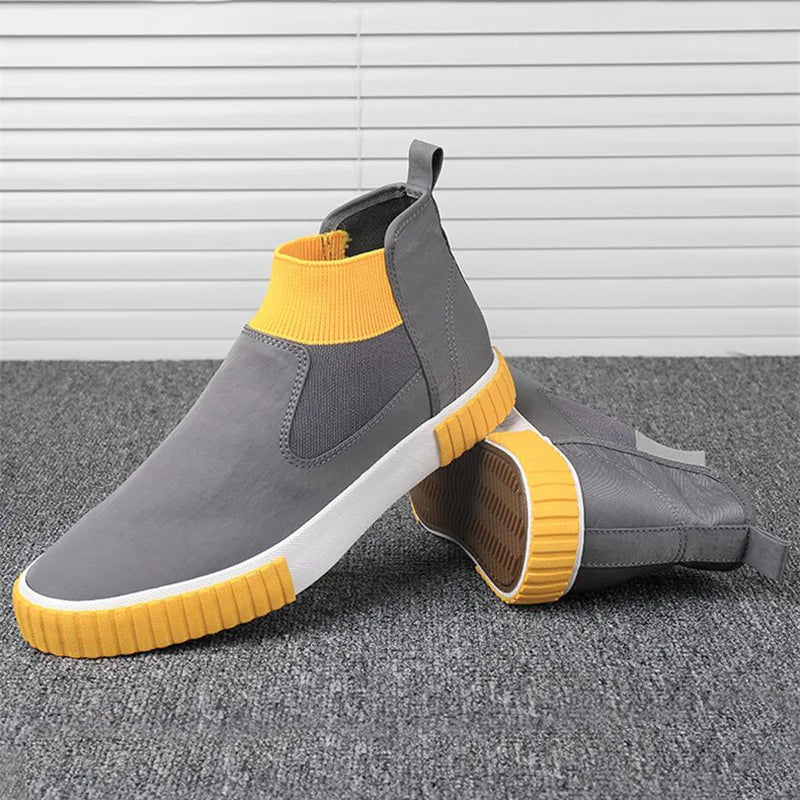 Heren Canvas Sneakers met High Top Design – Lennard