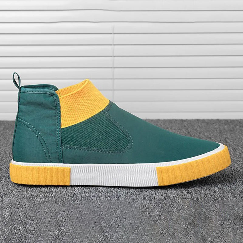 Heren Canvas Sneakers met High Top Design – Lennard