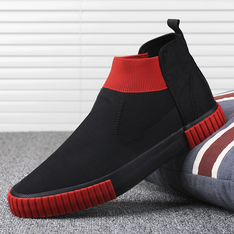 Heren Canvas Sneakers met High Top Design – Lennard