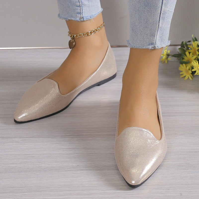 Stijlvolle Punt Ballerina's met Stretch - Vivienne