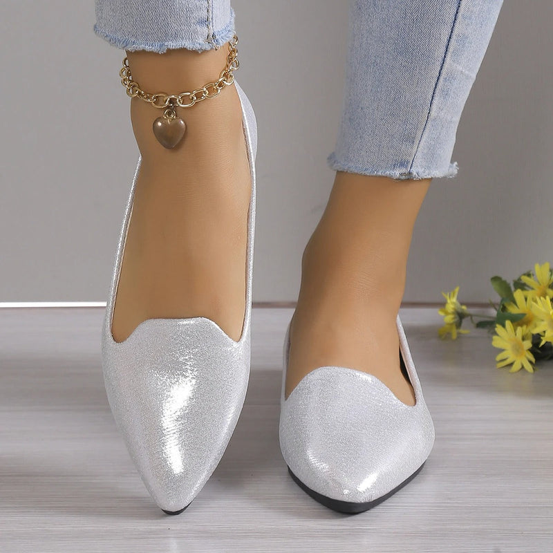 Stijlvolle Punt Ballerina's met Stretch - Vivienne