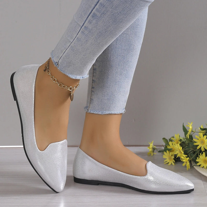 Stijlvolle Punt Ballerina's met Stretch - Vivienne