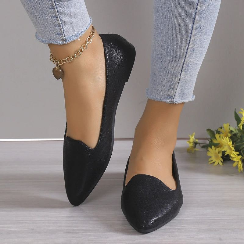 Stijlvolle Punt Ballerina's met Stretch - Vivienne