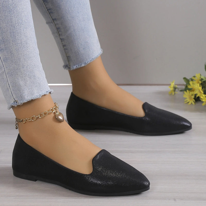 Stijlvolle Punt Ballerina's met Stretch - Vivienne