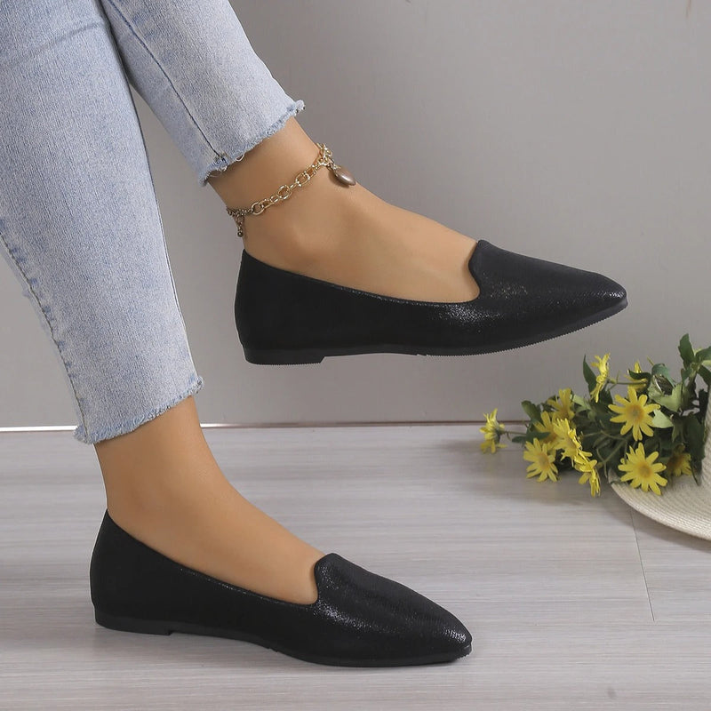 Stijlvolle Punt Ballerina's met Stretch - Vivienne